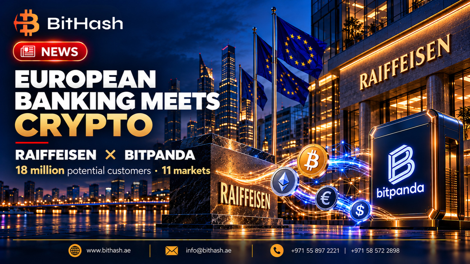 Raiffeisen Crypto Access Could Reach 18 Million Customers